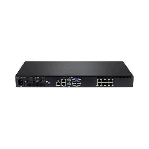 Lenovo 1754A1X switch per keyboard-video-mouse (kvm) Montaggio rack Nero