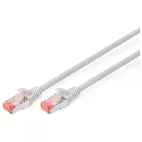 Digitus cavo rete s-ftp cat.6 doppia schermatura ls0h colore grigio mt. 0,25 Digitus Cavo patch CAT 6 S/FTP
