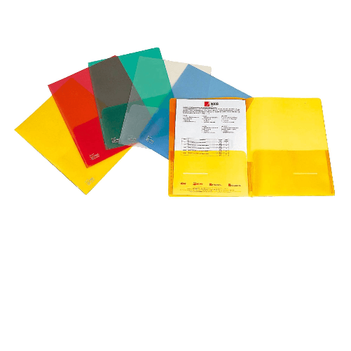KING MEC CARTELLINA CON TASCHE FULL TRASPARENTE 21X29.7CM Rexel Full cartellina