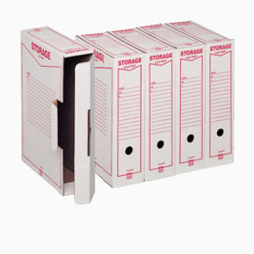 KING MEC Scatola archivio STORAGE LEGALE (1602) 90x370x260mm REXEL Rexel Storage Scatola Archivio Formato Legale Bianco