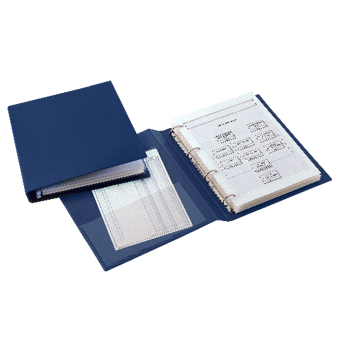 SEI ROTA Raccoglitore Sanremo 2000 - 4 anelli a D 25 mm - dorso 4 cm - 15 x 21 cm - blu - Sei Rota SEI Rota Sanremo 2000