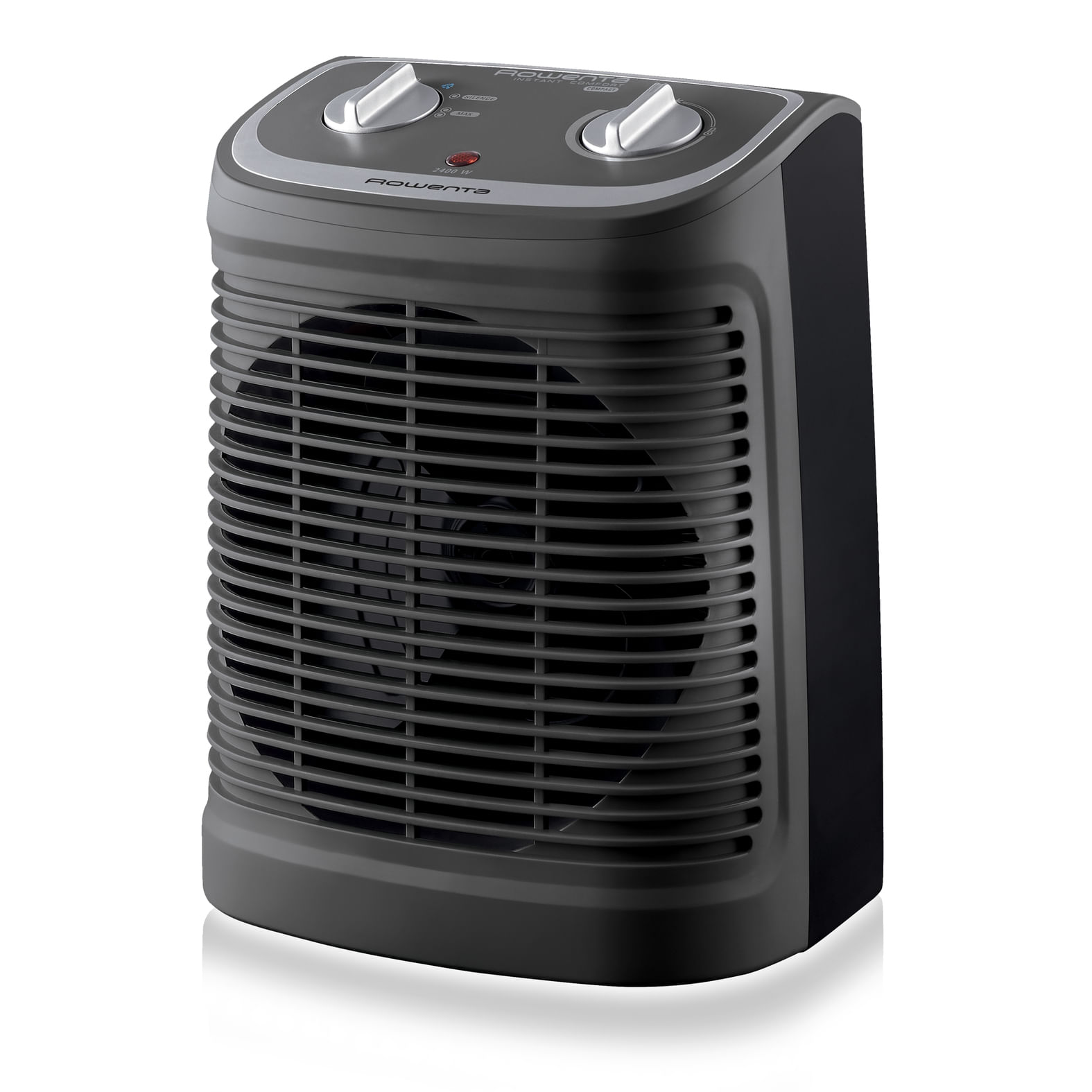 Rowenta Instant Comfort 2400 Interno Nero, Grigio 2400 W Riscaldatore ambiente elettrico con ventilatore Rowenta Instant Comfort Compact SO2330