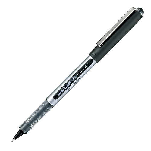 UNI MITSUBISHI Roller UNI-BALL EYE UB150 0,5mm nero UNI MITSUBISHI Uni-Ball Eye UniBall Penna stick a sfera Nero