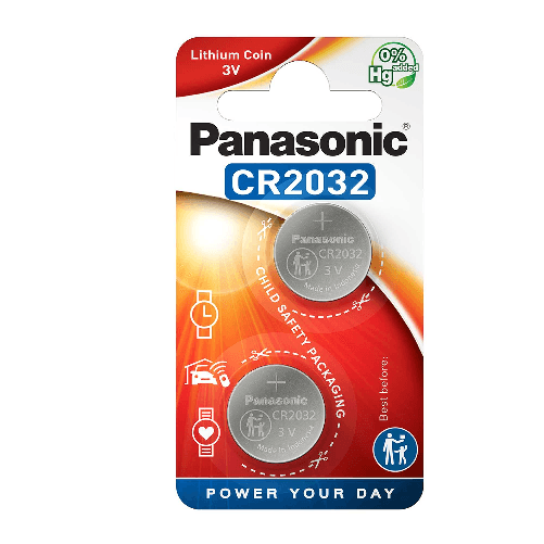 PANASONIC BLISTER 2 MICROPILE A PASTIGLIA CR2032 LITIO 3V Panasonic CR2032 Batteria monouso Litio
