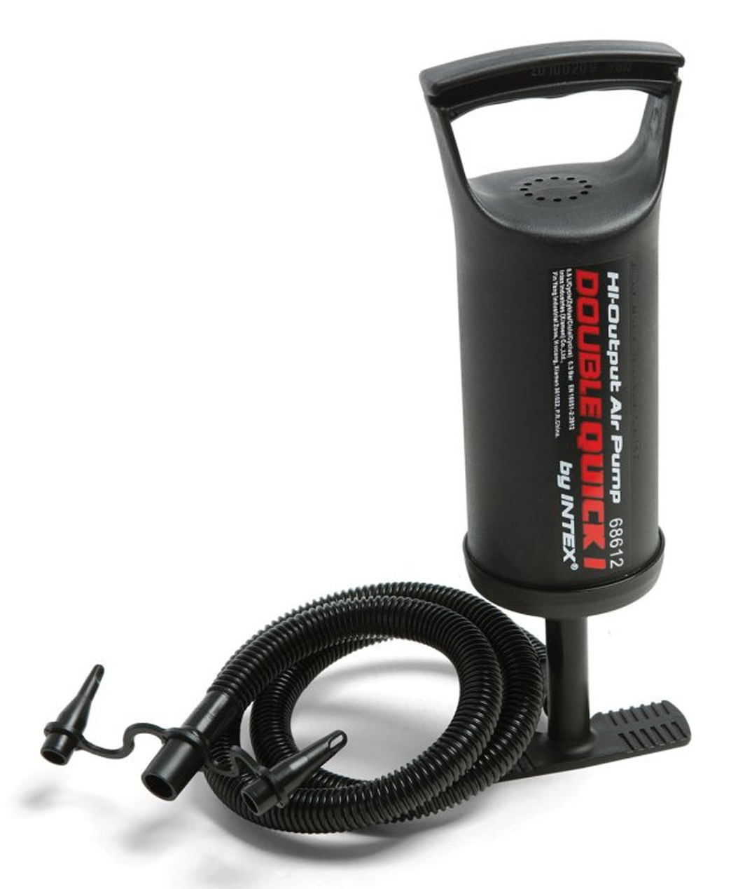 Intex 68612 pompa ad aria manuale Nero Pompa ad aria da terra Intex Pompa Manuale Piccola 29cm Nero