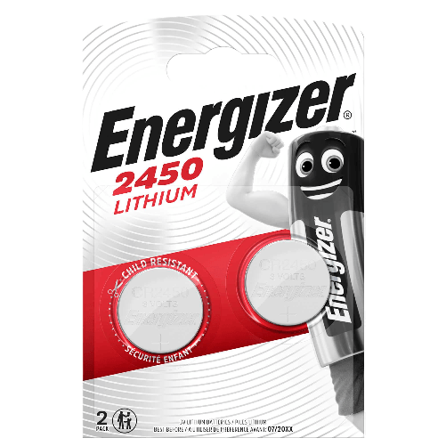 Energizer Blister 2 pile CR2450 Lithium - Energizer Specialistiche Energizer CR2450 Batteria monouso Litio