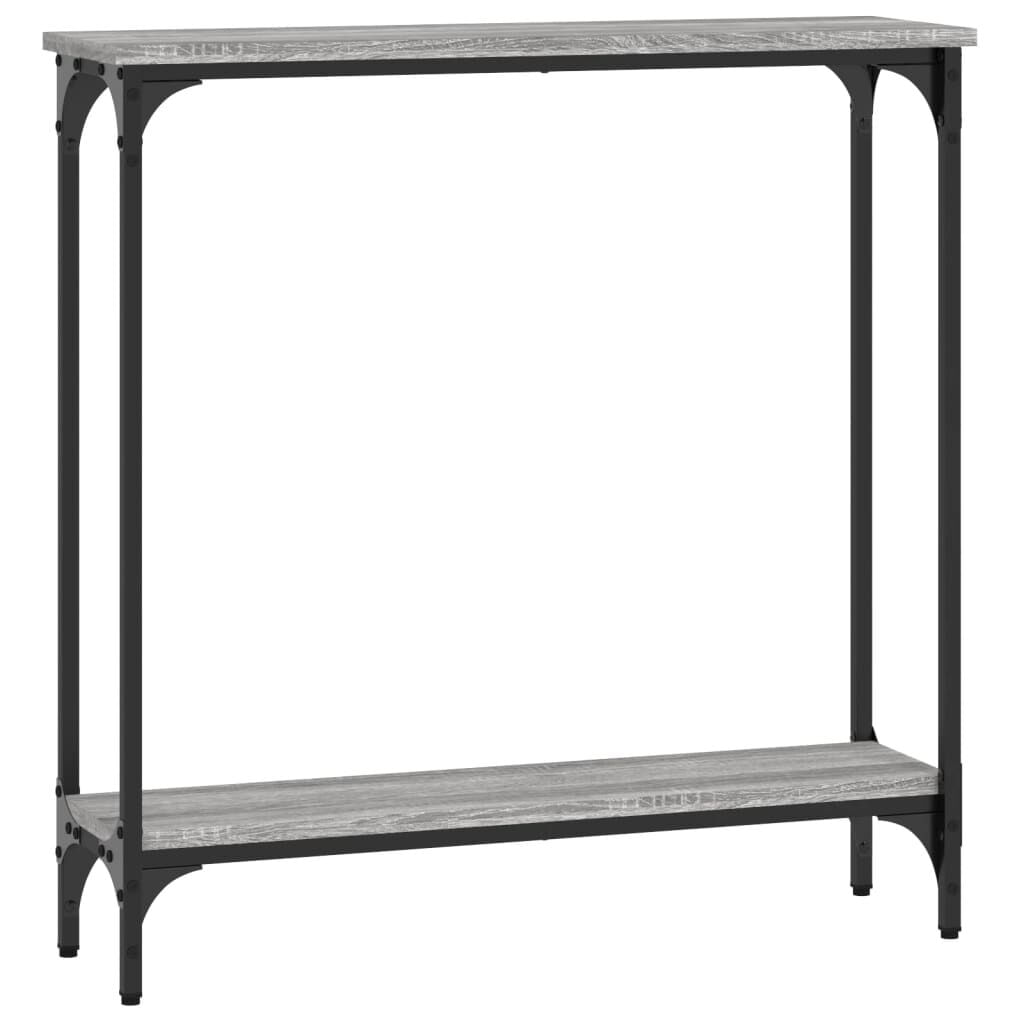VidaXL Tavolino Consolle Grigio Sonoma 75x22,5x75 cm Legno Multistrato VidaXL 834023 tavolino da caffè, comodino e consolle da soggiorno
