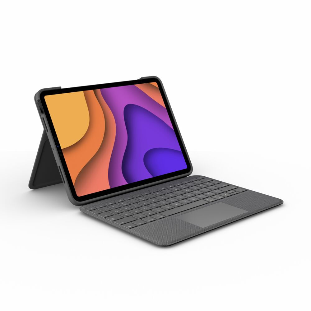 Logitech Folio Touch Grigio Smart Connector QWERTZ Tedesco Logitech Folio Touch QWERTZ Tedesco Smart Connector Grigio