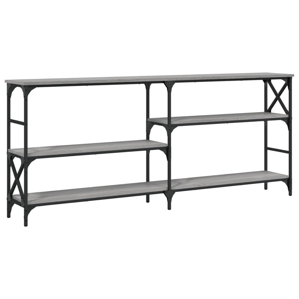 VidaXL Tavolo Consolle Grigio Sonoma 180x29x76,5 cm Legno Multistrato VidaXL 835477 tavolino da caffè, comodino e consolle da soggiorno