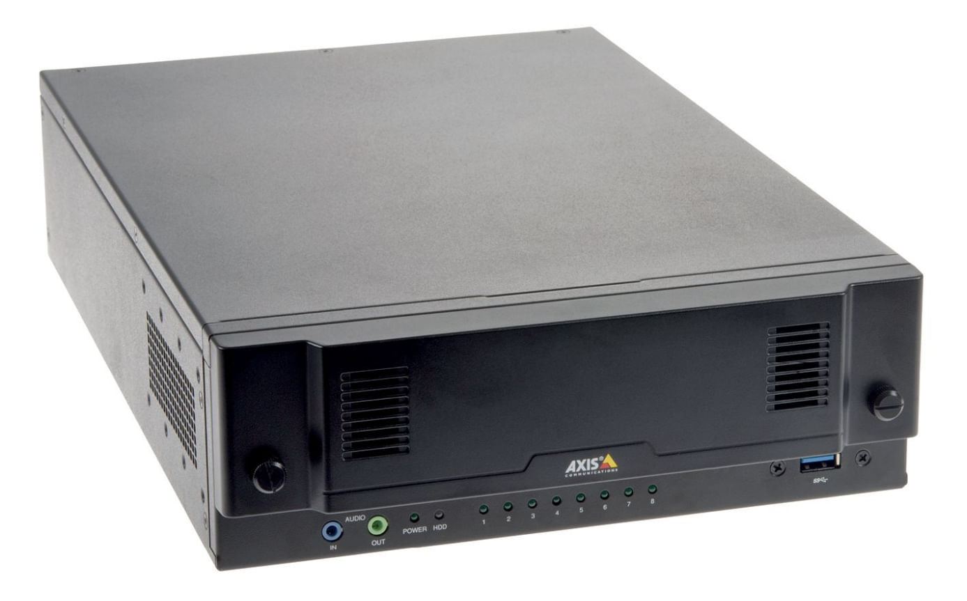 Axis 01580-003 Network Video Recorder - Sorveglianza 4K Axis 01580-003 Videoregistratore di rete (NVR) Nero