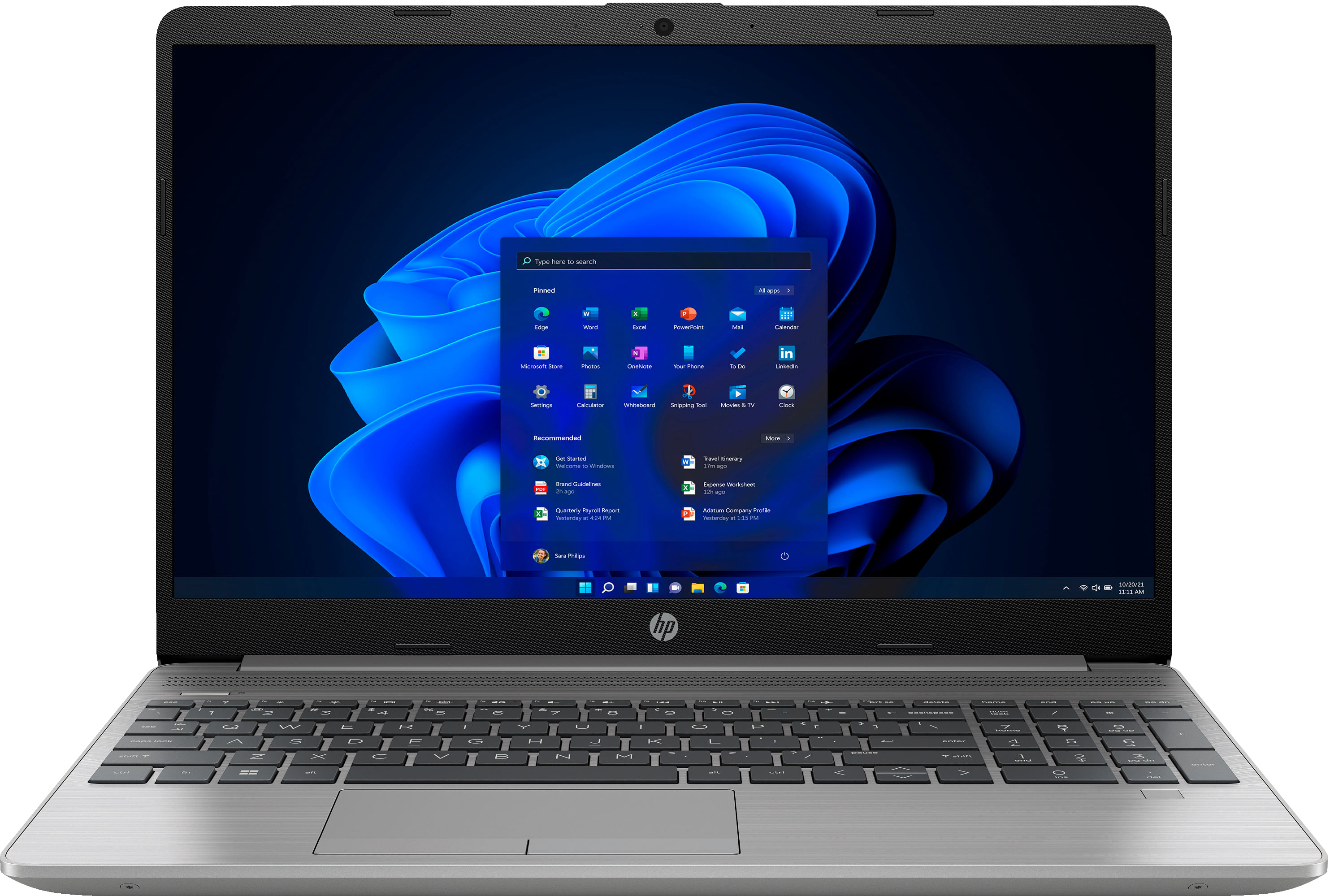 HP 250 G9 Intel Core i3 i3-1215U Computer portatile 39,6 cm (15.6") Full HD 8 GB DDR4-SDRAM 512 GB SSD Wi-Fi 5 (802.11ac) Windows 11 Home Nero