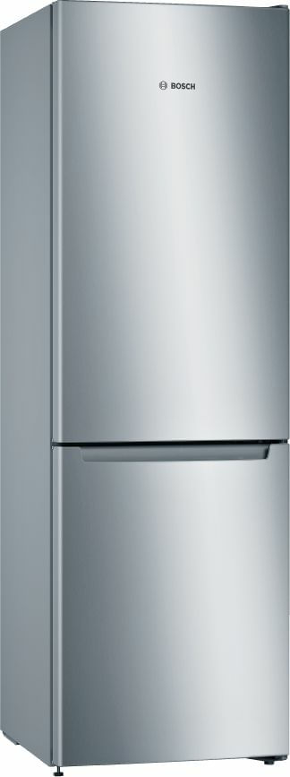 Bosch Serie 2 KGN36NLEA frigorifero con congelatore Libera installazione 305 L E Acciaio inossidabile Bosch Serie 2 KGN36NLEA Frigorifero combinato da