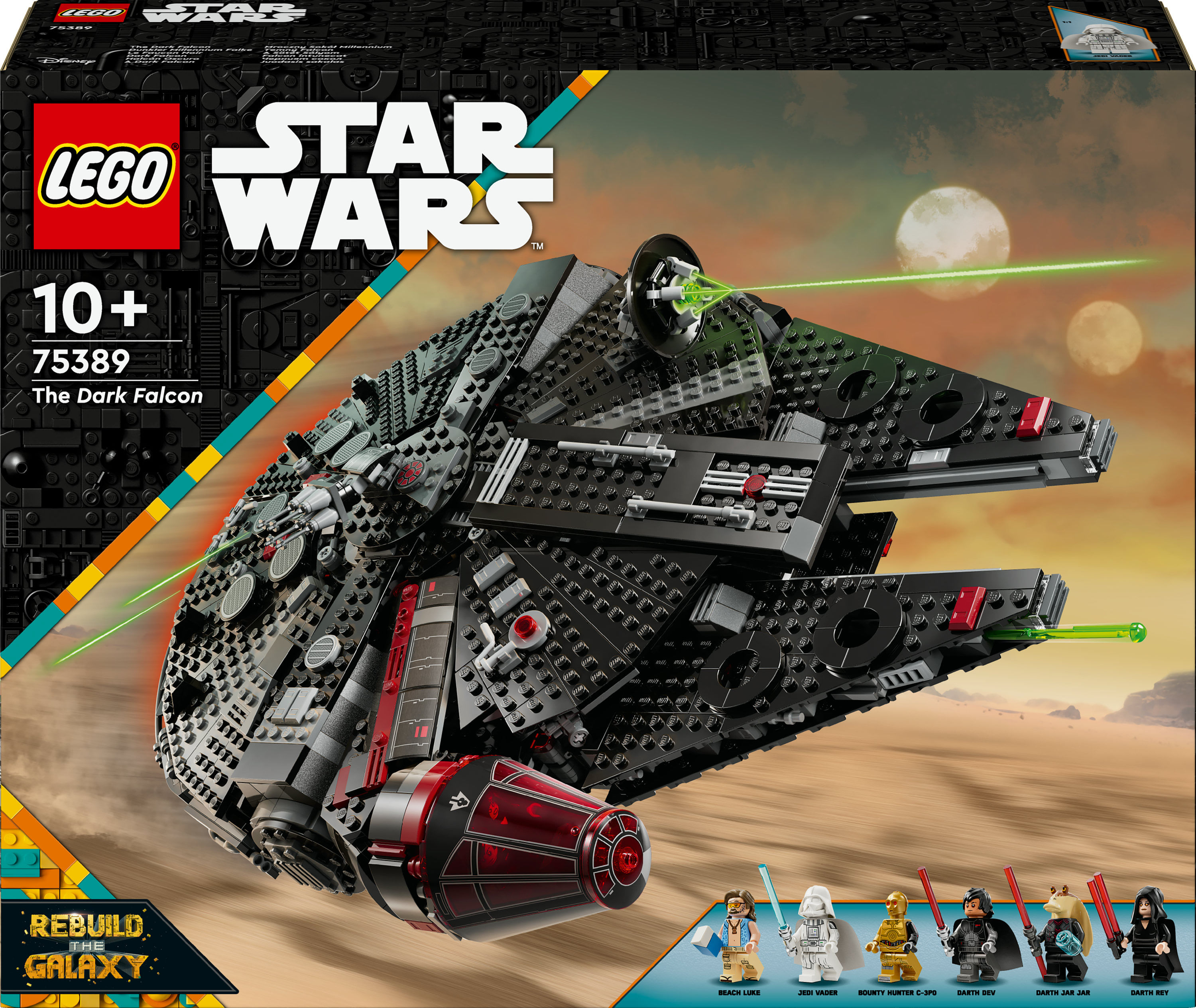 Lego Set di Costruzioni Lego Star Wars 75389 Black Falcon Multicolore 1579 Pezzi LEGO Dark Falcon