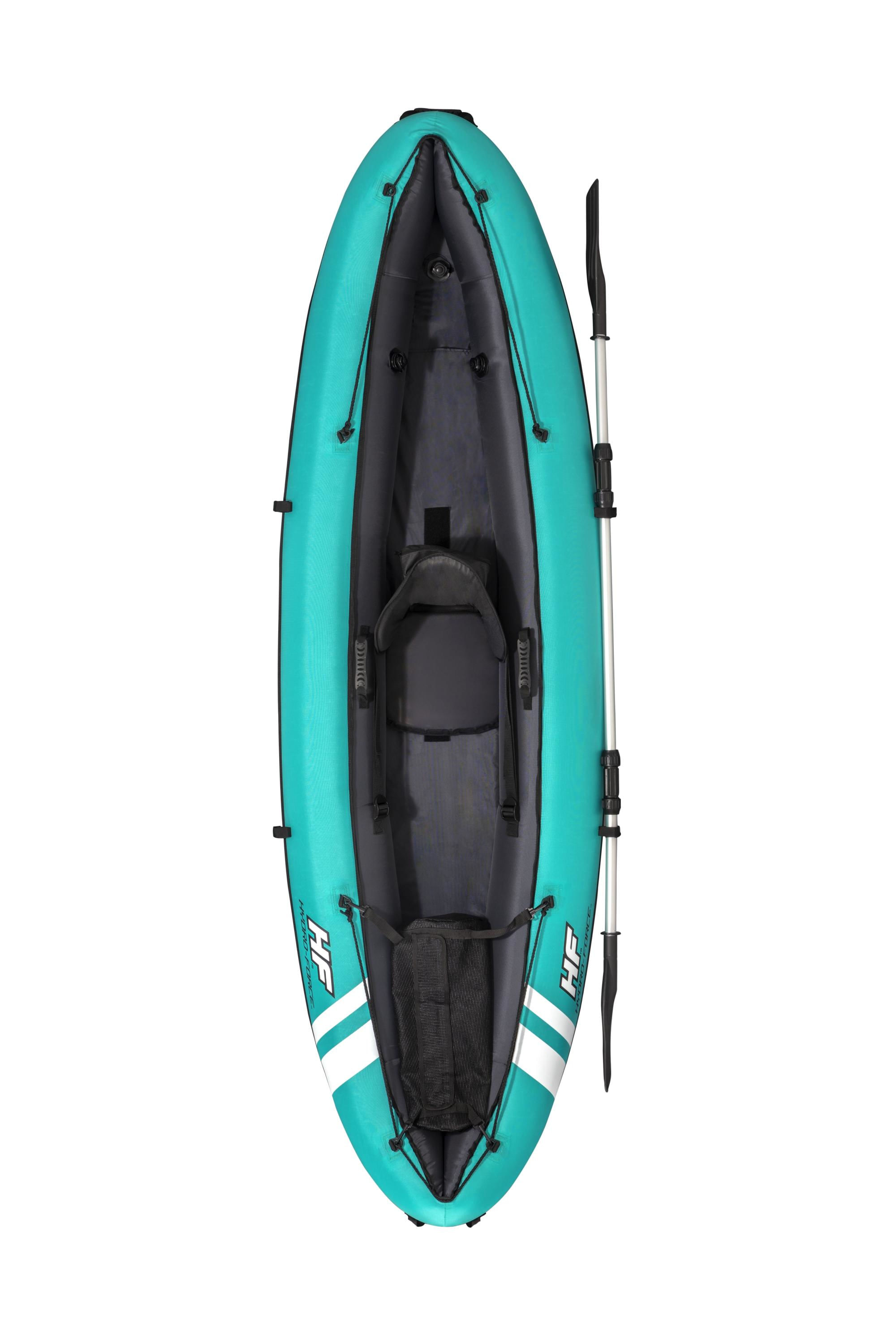 Bestway 65118 kayak da sport 1 persona(e) Nero, Turchese Nylon, Cloruro di polivinile (PVC) Kayak gonfiabile