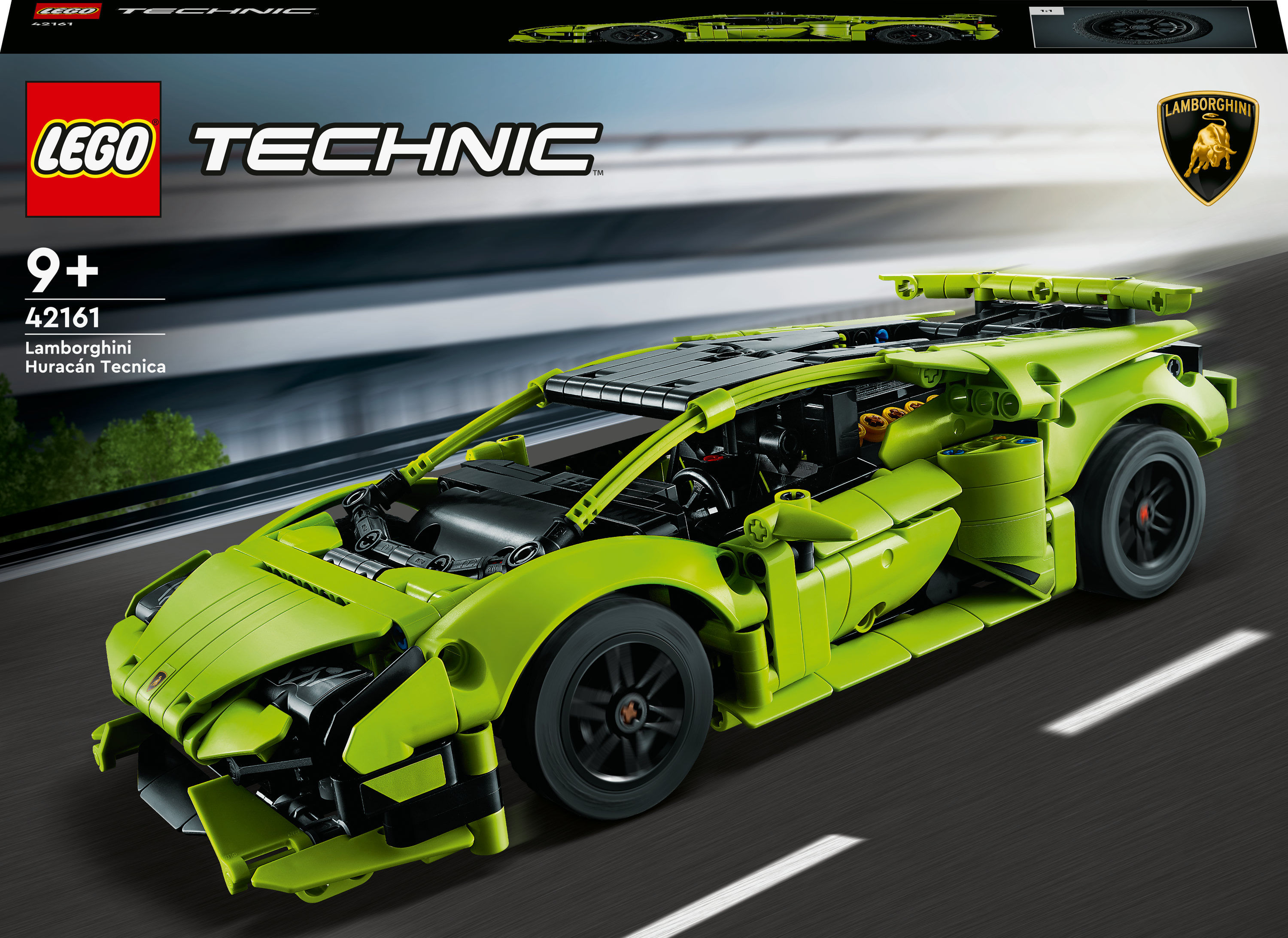 LEGO Technic 42161 Lamborghini Huracán Tecnica, Modellino di Auto da Costruire, Macchina Giocattolo per Bambini LEGO Lamborghini Huracán Tecnica