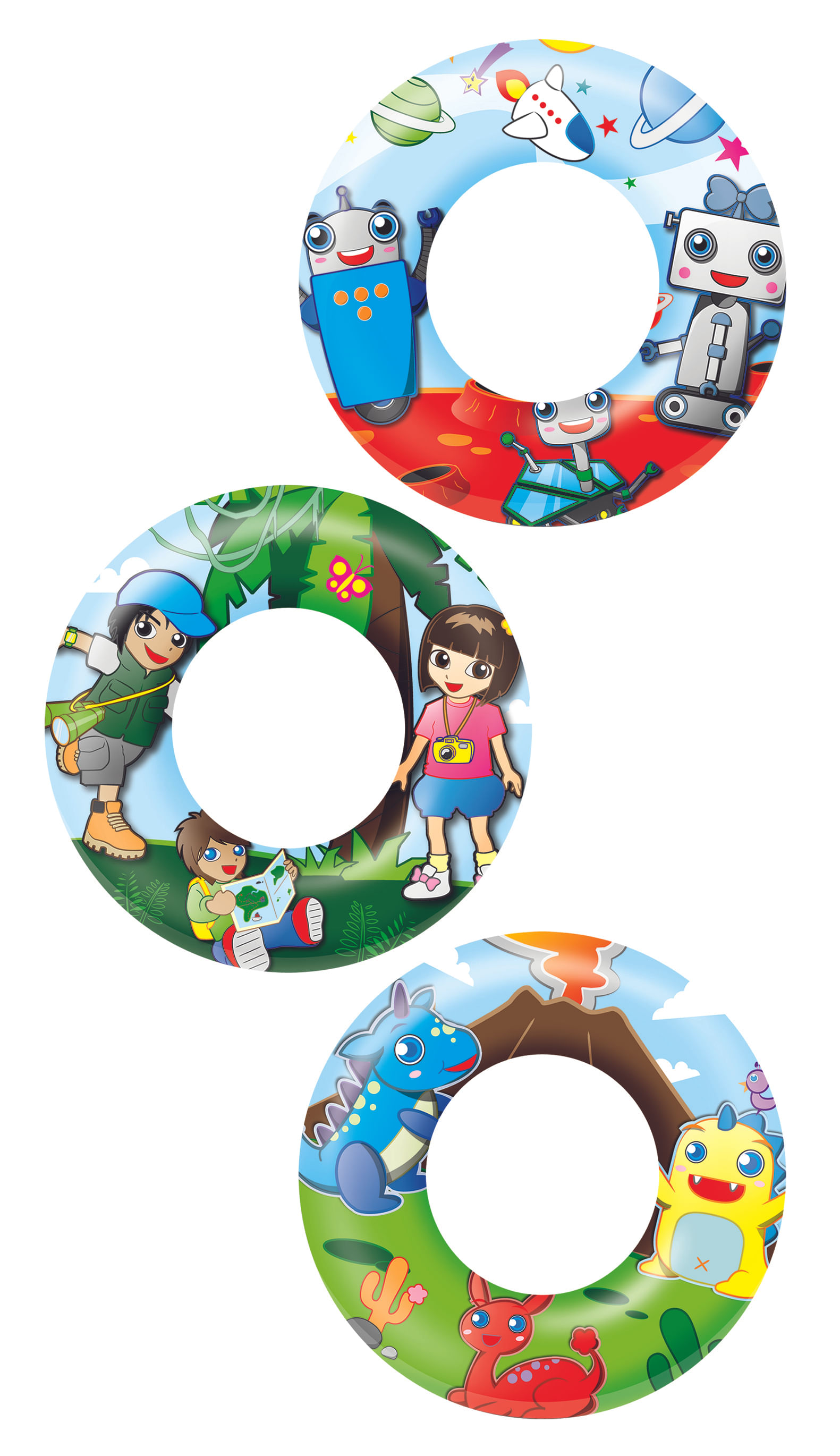 Bestway 36014 galleggiante da piscina e da spiaggia Multicolore Vinile Salvagente