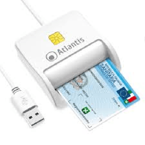 ATLANTIS LETTORE ATLANTIS P005-SMARTCR-U SMART CARD reader per CNS/CRS/TS firma digitale fascicolo sanit