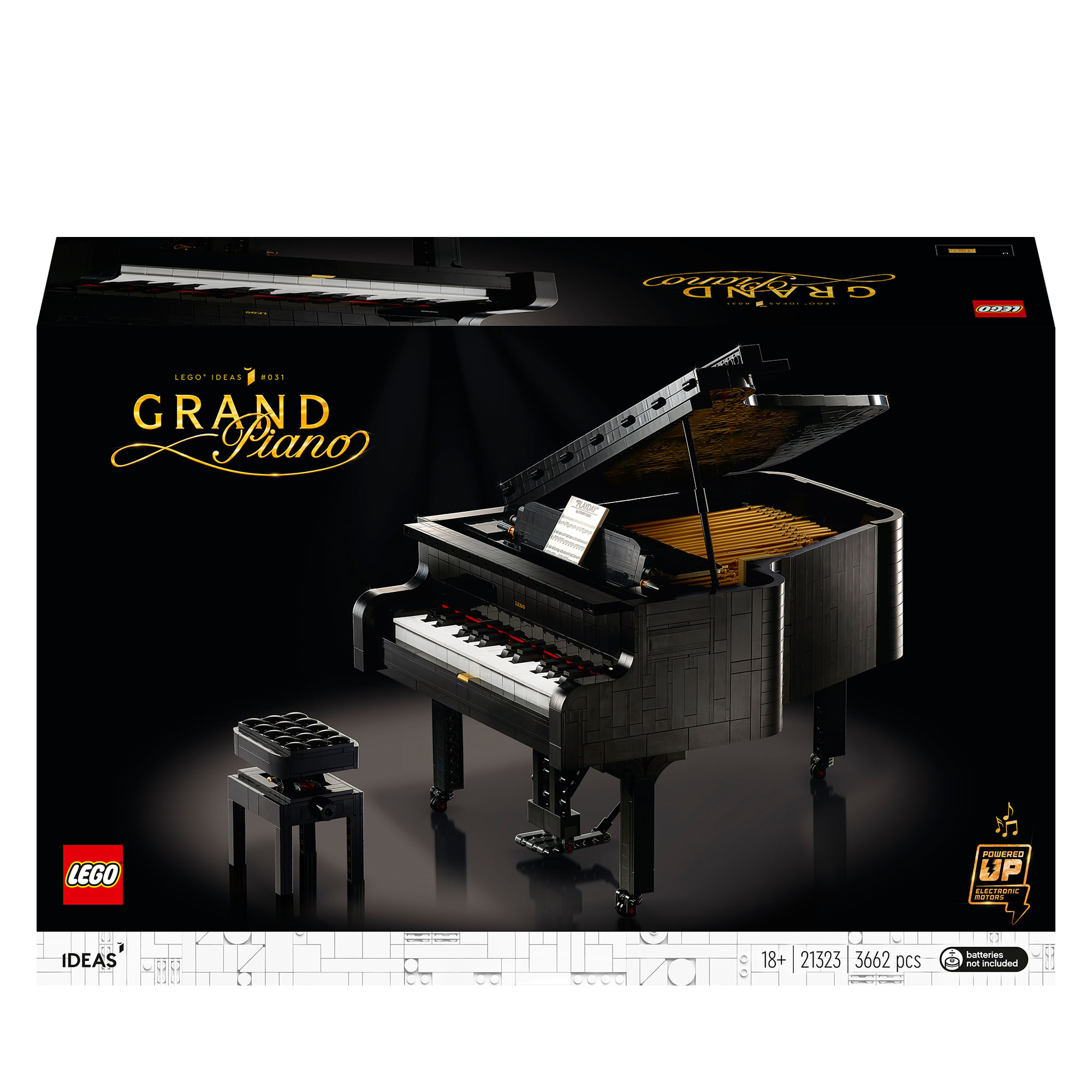 LEGO Ideas Pianoforte a coda