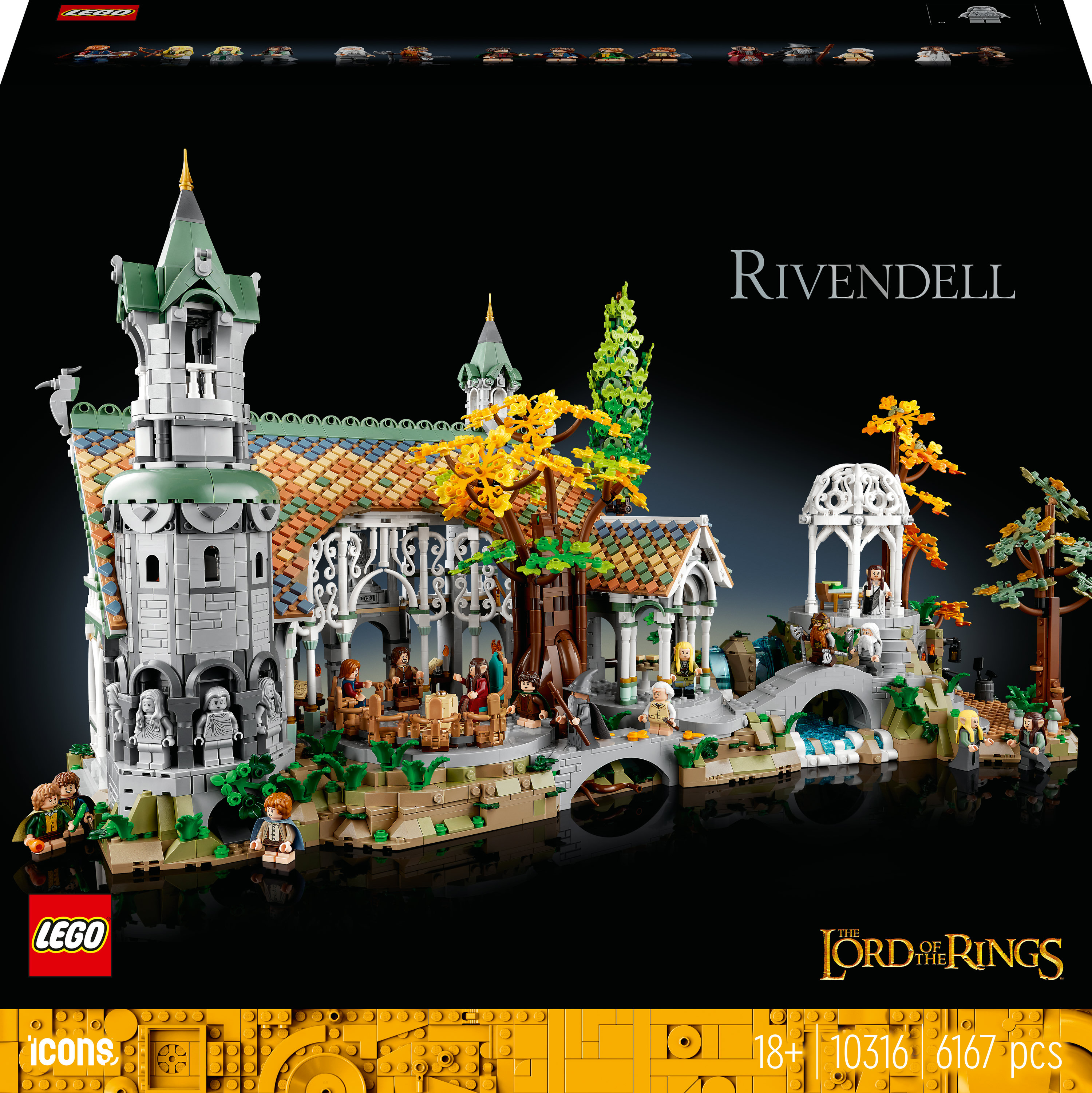 LEGO Icons 10316 Il Signore degli Anelli: Gran Burrone LEGO IL SIGNORE DEGLI ANELLI: GRAN BURRONE