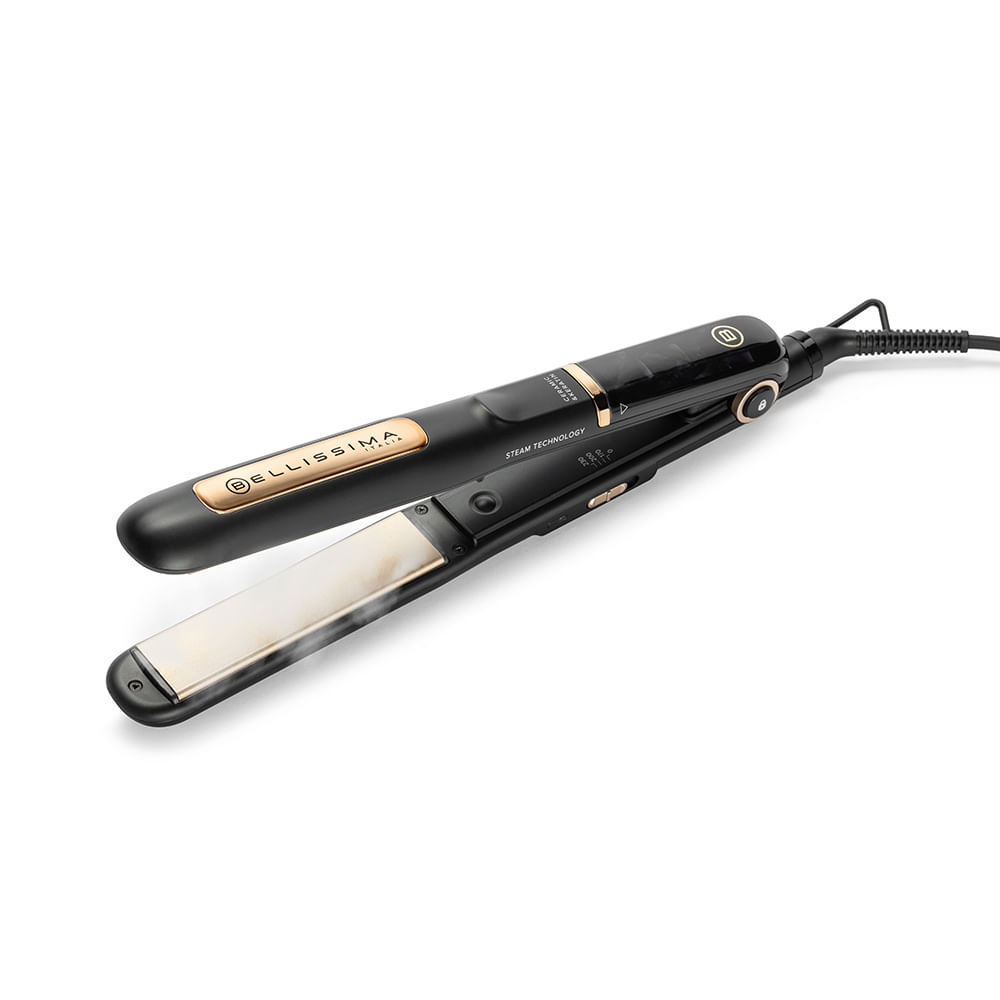 Imetec Bellissima Imetec Steam Ceramic & Keratin, Piastra per capelli a vapore, liscio a lungo, protezione dal calore Bellissima Imetec Steam Ceramic