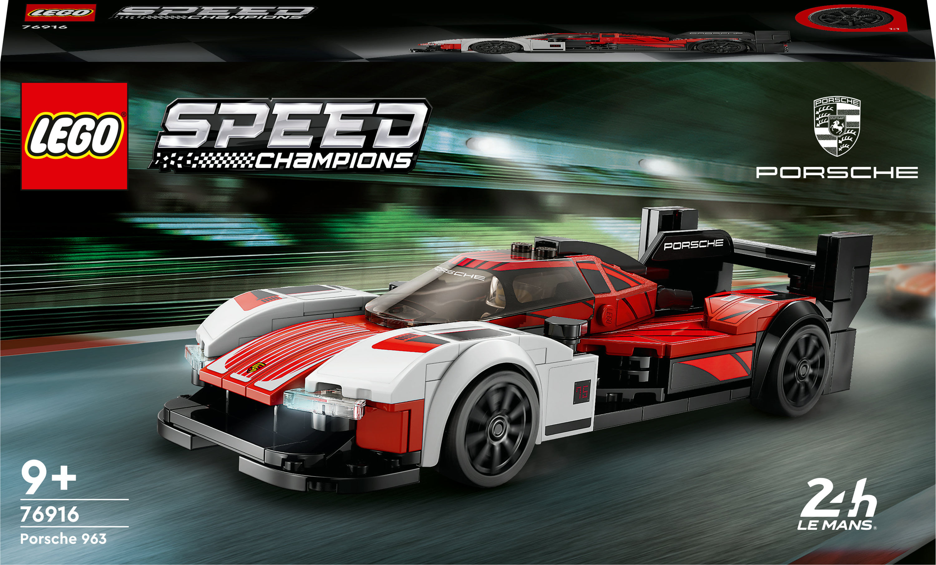LEGO Speed Champions 76916 Porsche 963, Modellino Auto da Costruire, Macchina Giocattolo per Bambini LEGO Speed Champions Porsche 963