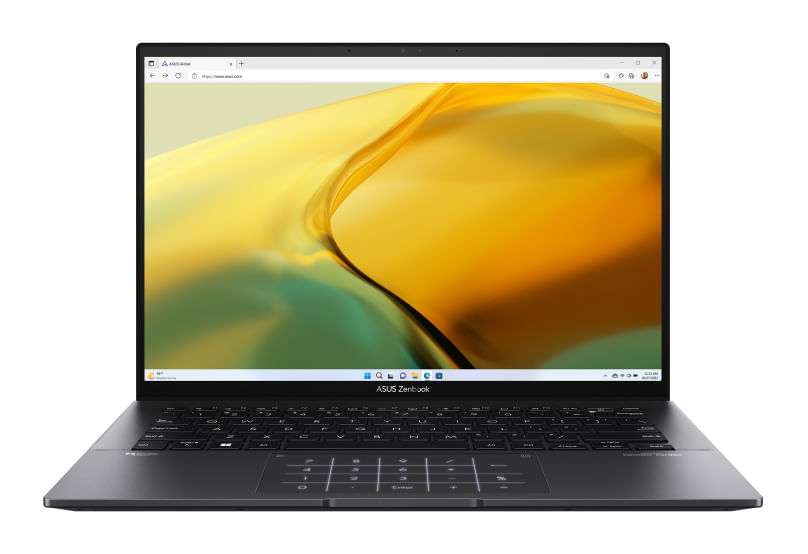 ASUS Zenbook 14 UM3402 AMD Ryzen 5 7530U Computer portatile 35,6 cm (14") 2.8K 16 GB LPDDR4x-SDRAM 512 GB SSD Wi-Fi 6E (802.11ax) Windows 11 Home Ner