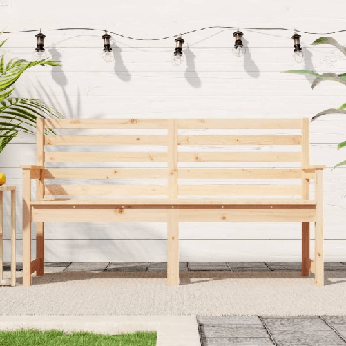 VidaXL Panca da Giardino 159,5x48x91,5 cm in Legno Massello di Pino VidaXL 824067 panca da esterno Legno