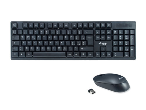 Conceptronic Equip 245223 tastiera Mouse incluso Ufficio RF Wireless QWERTY Italiano Nero Equip 245223 tastiera Mouse incluso Ufficio RF Wireless QWER