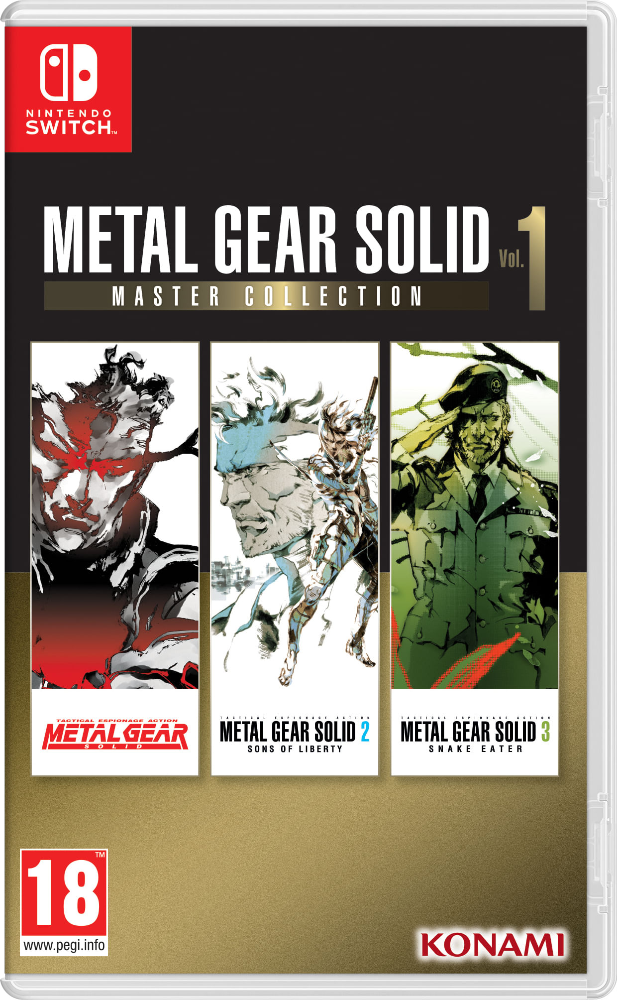 Konami Nintendo Metal Gear Solid Master Collection Vol. 1 (Switch) Collezione Multilingua Nintendo Switch Nintendo Metal Gear Solid Master Collection