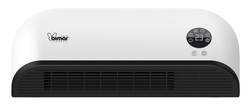 Bimar HP093 stufetta elettrica Interno Nero, Bianco 2000 W Riscaldatore ambiente elettrico con ventilatore