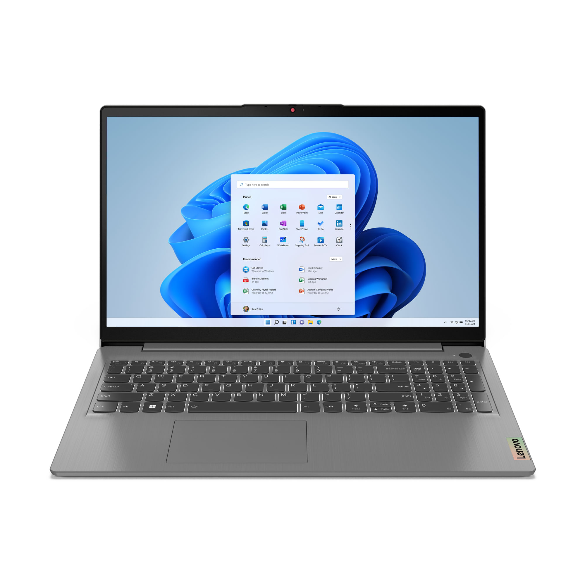 Lenovo IdeaPad 3 Intel Core i3 i3-1215U Computer portatile 39,6 cm (15.6") Full HD 8 GB DDR4-SDRAM 512 GB SSD Wi-Fi 6 (802.11ax) Windows 11 Home in