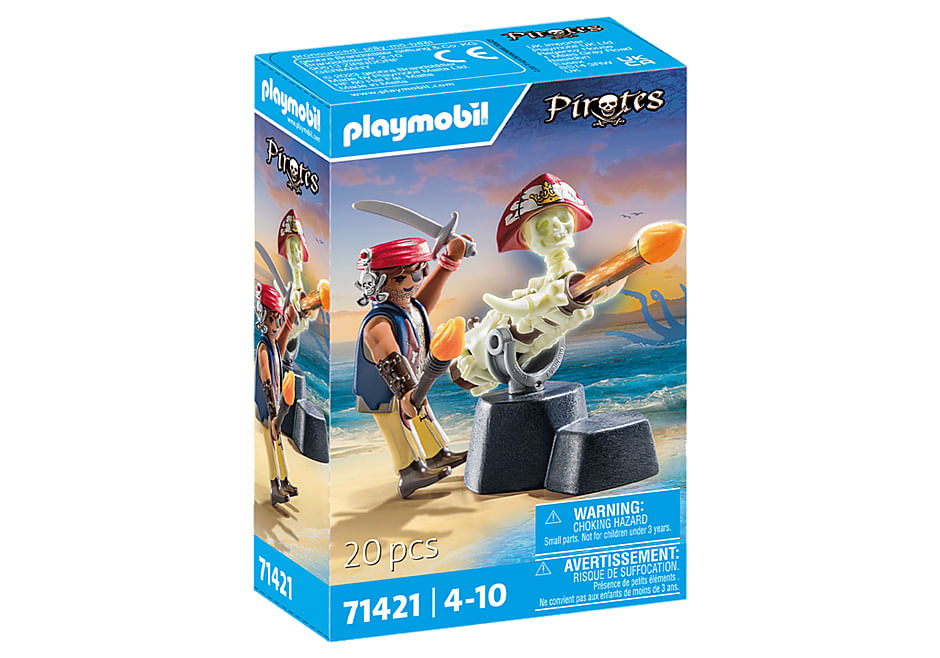 Playmobil 71421 set da gioco Playmobil Pirata con cannone Playmobil 71421 PIRATES