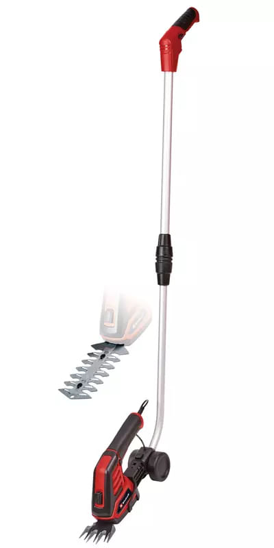 Einhell GC-CG 3,6/70 Li cesoia per erba cordless 7 cm 3,6 V Ioni di Litio Alluminio, Nero, Rosso