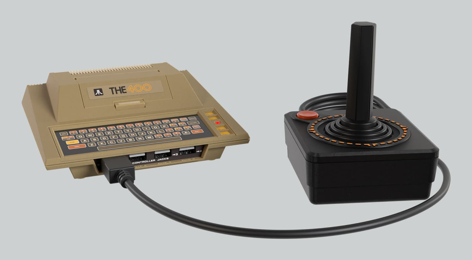 Atari 400 Mini 0,128 GB Beige, Nero, Arancione