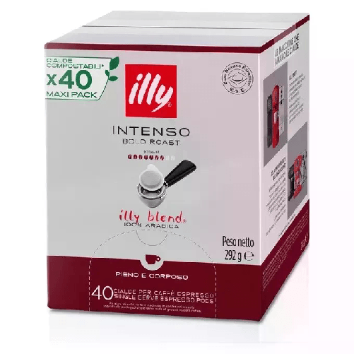 Illy Intenso Cialde caffè Medium-dark roast 40 pz