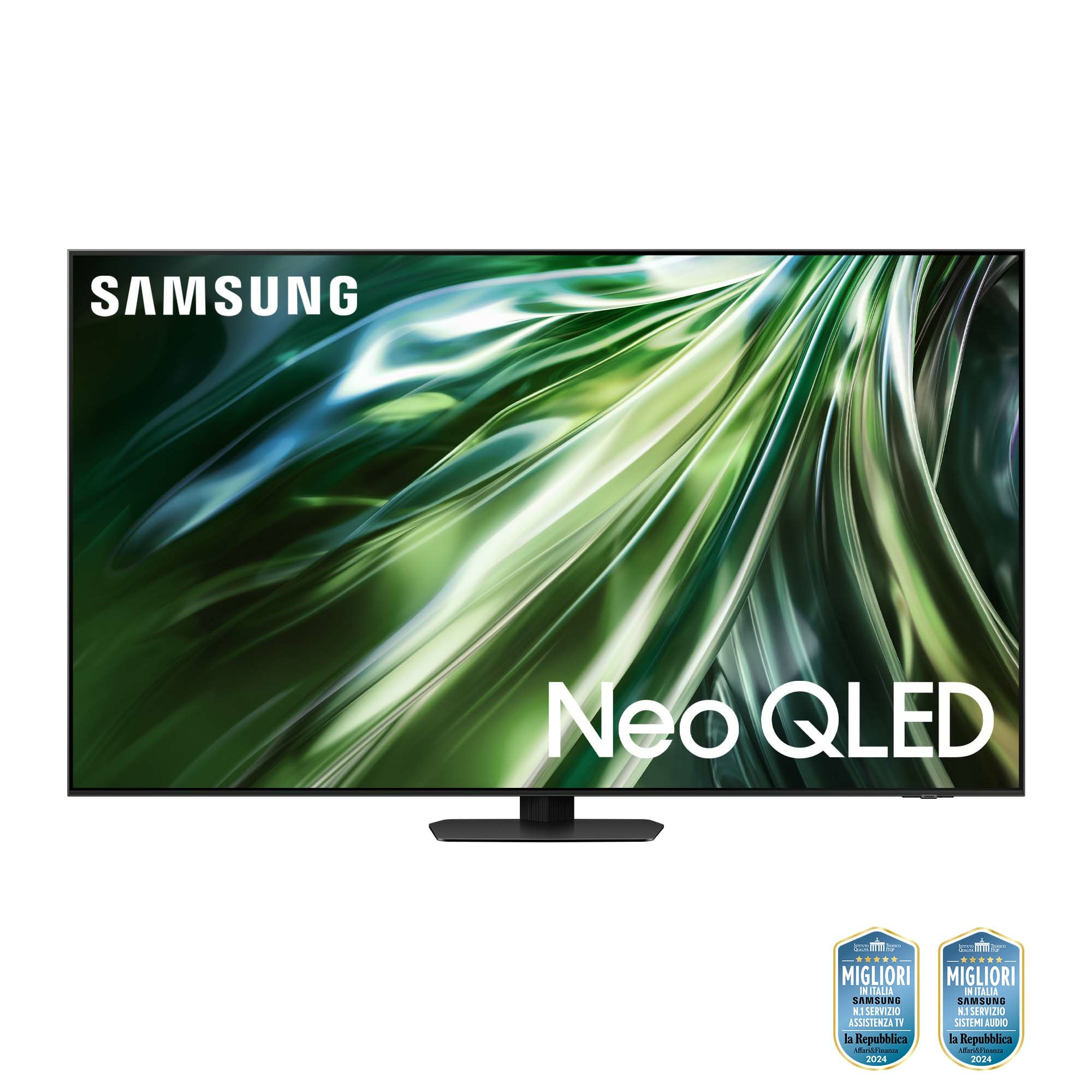 Samsung Smart TV 65” QE65QN90DATXZT Neo QLED 4K Mini LED Titan Black 2024, Processore NQ4 AI GEN2, Tecnologia Quantum Matrix, Neo Slim Design, Dolby A