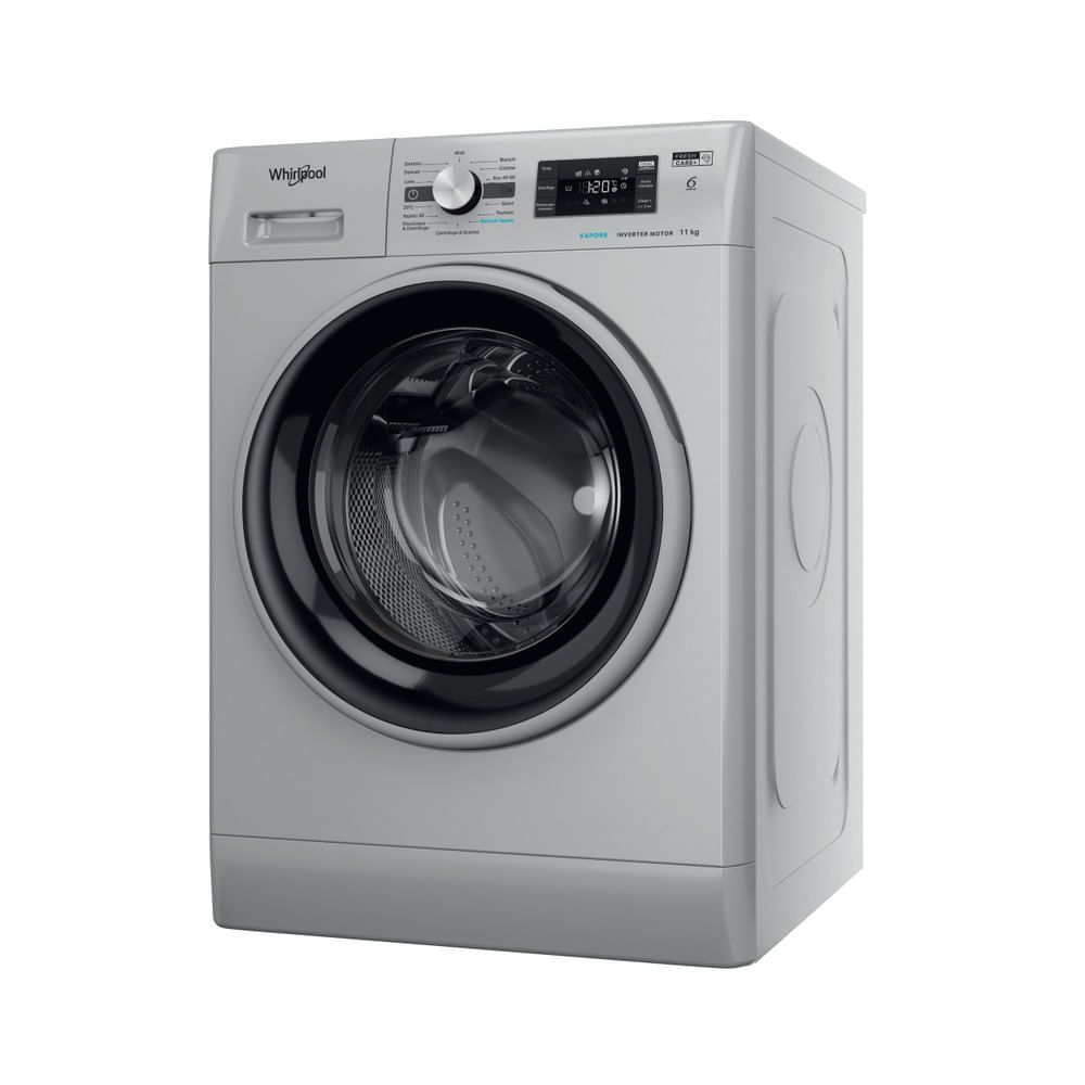 Whirlpool FFB 116 SILVER IT lavatrice Caricamento frontale 11 kg 1400 Giri/min Argento Whirlpool Lavatrice a libera installazione - FFB 116 SILVER IT