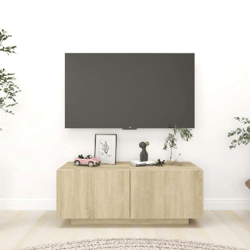 VidaXL Mobile TV Rovere Sonoma 100x35x40 cm in Truciolato VidaXL 804439 supporto TV e sistema audio