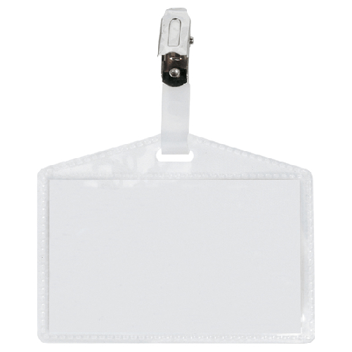 SEI ROTA 100 portanome Pass 3P 9,5x6cm c/clip in metallo s/cartoncino Sei Rota SEI Rota 318009 badge e porta badge Supporto per badge 100 pz