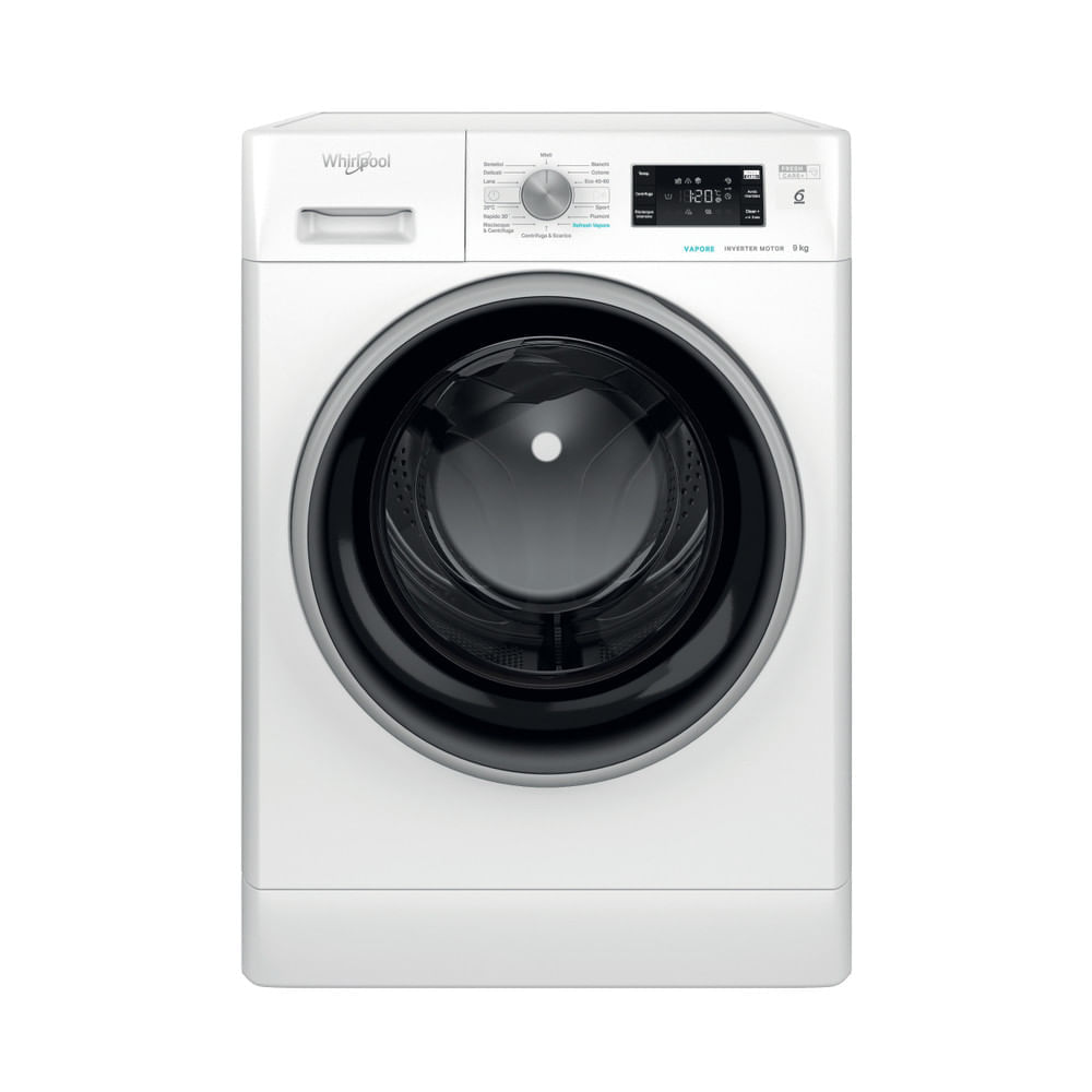 Whirlpool FFB948BSVIT Lavatrice Carica frontale 9 kg 1400 giri Classe A Inverter Vapore 6°senso Fresh Whirlpool Lavatrice a libera installazione - FFB