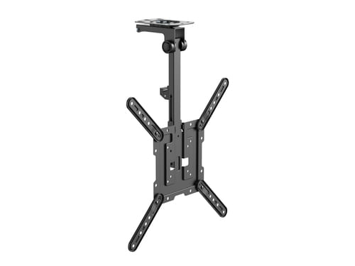 Conceptronic Supporto Tv a Parete 55'' Nero Equip Staffa per TV a soffitto da 23” a 55”