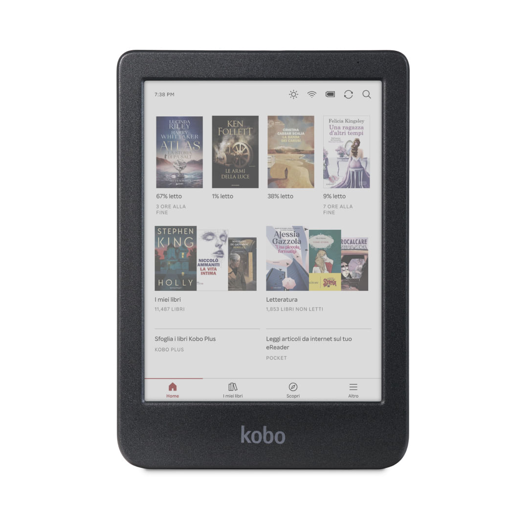 Kobo Rakuten Kobo Clara Colour lettore e-book Touch screen 16 GB Wi-Fi Nero Rakuten Kobo Clara Colour lettore e-book Touch screen 16 GB Wi-Fi Nero