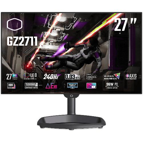 Cooler Master Gaming GZ2711 Monitor PC 68,6 cm (27") 2560 x 1440 Pixel 4K Ultra HD OLED Nero