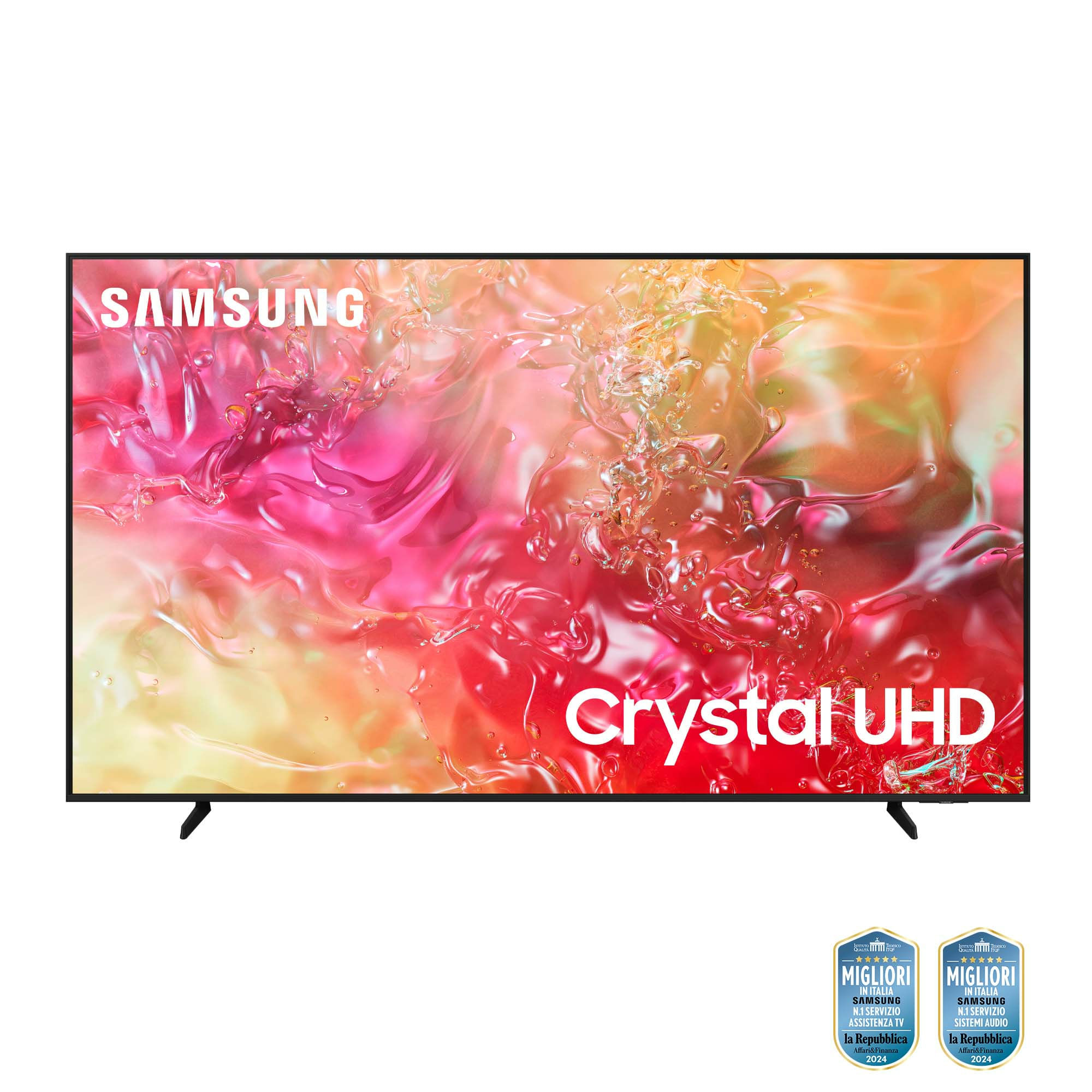 Samsung TV Crystal UHD 4K 65 pollici UE65DU7170UXZT Smart TV Wi Samsung TV Crystal UHD 4K 65” UE65DU7170UXZT Smart TV Wi-Fi Black 2024, Processore Cry
