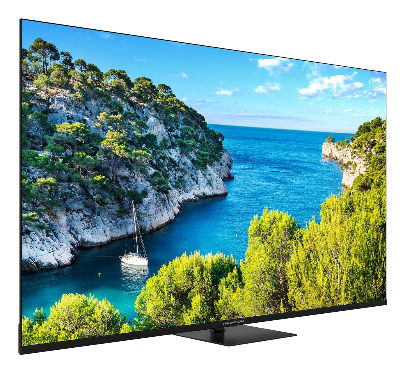 Thomson 50UG5C14 Tv 50 pollici UHD 4k Smart Google Central Stand nero Thomson 50UG5C14 TV 127 cm (50") 4K Ultra HD Smart TV Wi-Fi Nero