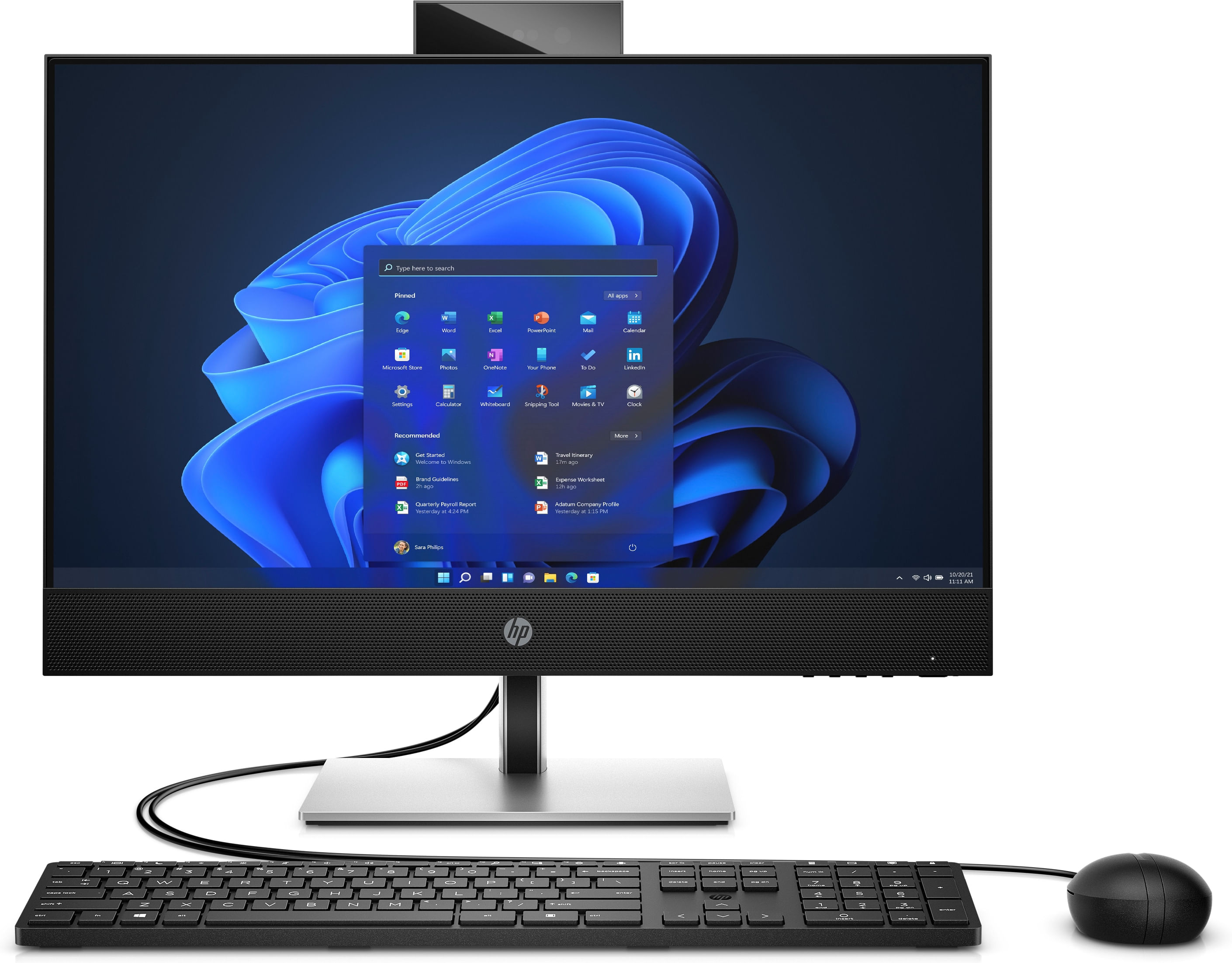 HP ProOne 440 G9 Intel Core i5 i5-13500T 60,5 cm (23.8") 1920 x 1080 Pixel PC All-in-one 8 GB DDR4 HP ProOne 440 G9 i5-13500t 8Gb Hd 512Gb Ssd 23.8'