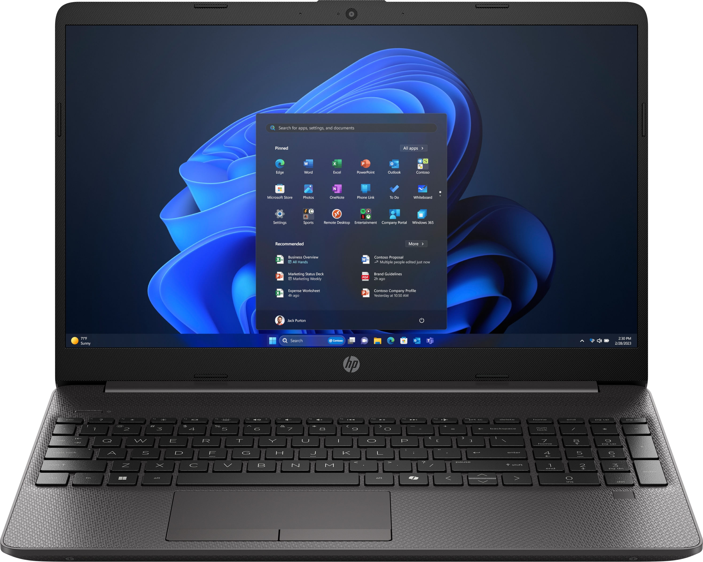 HP 250 G9 Intel Core i3 i3-1215U Computer portatile 39,6 cm (15.6") Full HD 8 GB DDR4-SDRAM 256 GB SSD Wi-Fi 5 (802.11ac) Windows 11 Pro Grigio