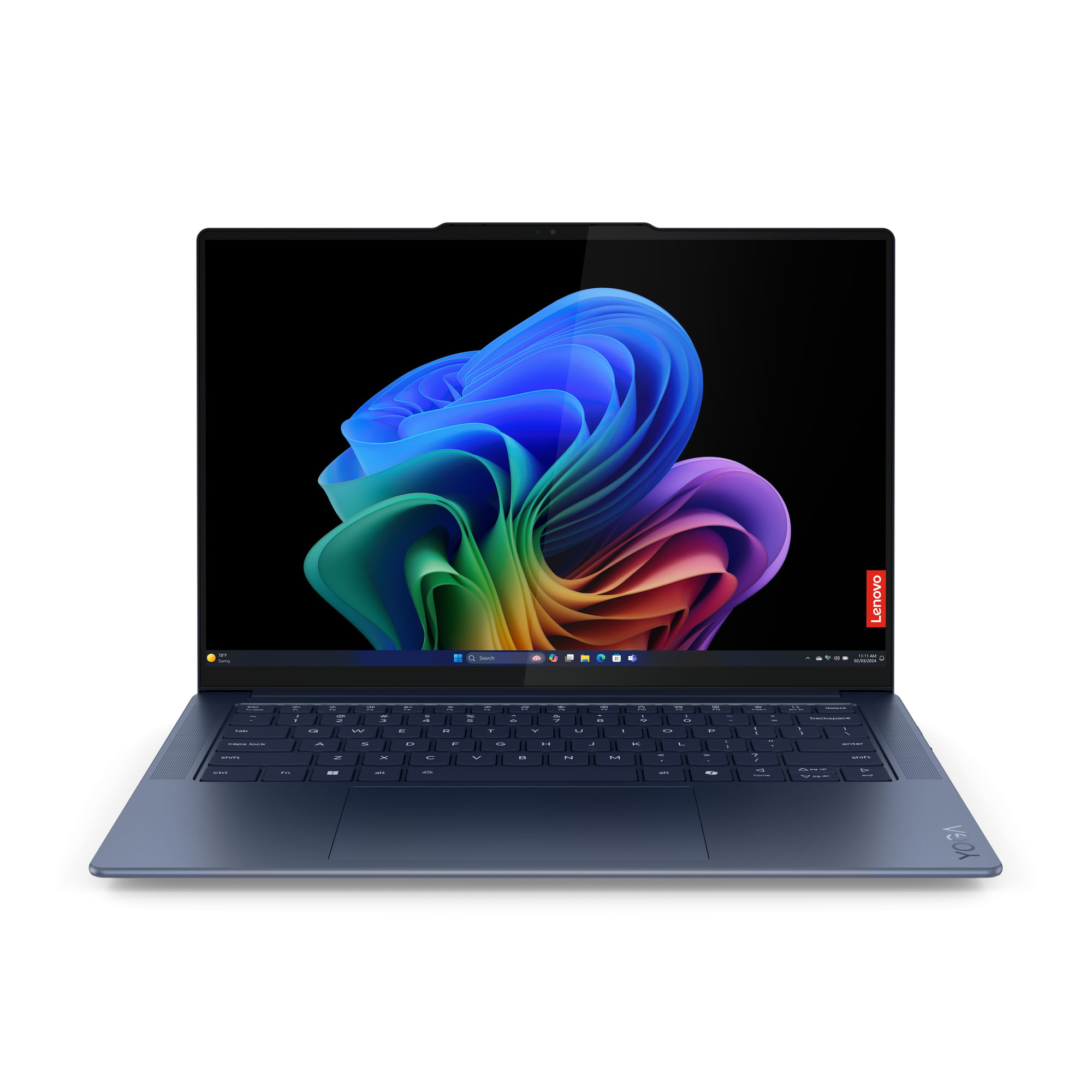 Lenovo Yoga Slim 7 14Q8X9 Copilot+ PC Qualcomm Snapdragon X1E-78-100 Computer portatile 36,8 cm (14.5") Touch screen 3K 16 GB LPDDR5x-SDRAM 1 TB SSD W