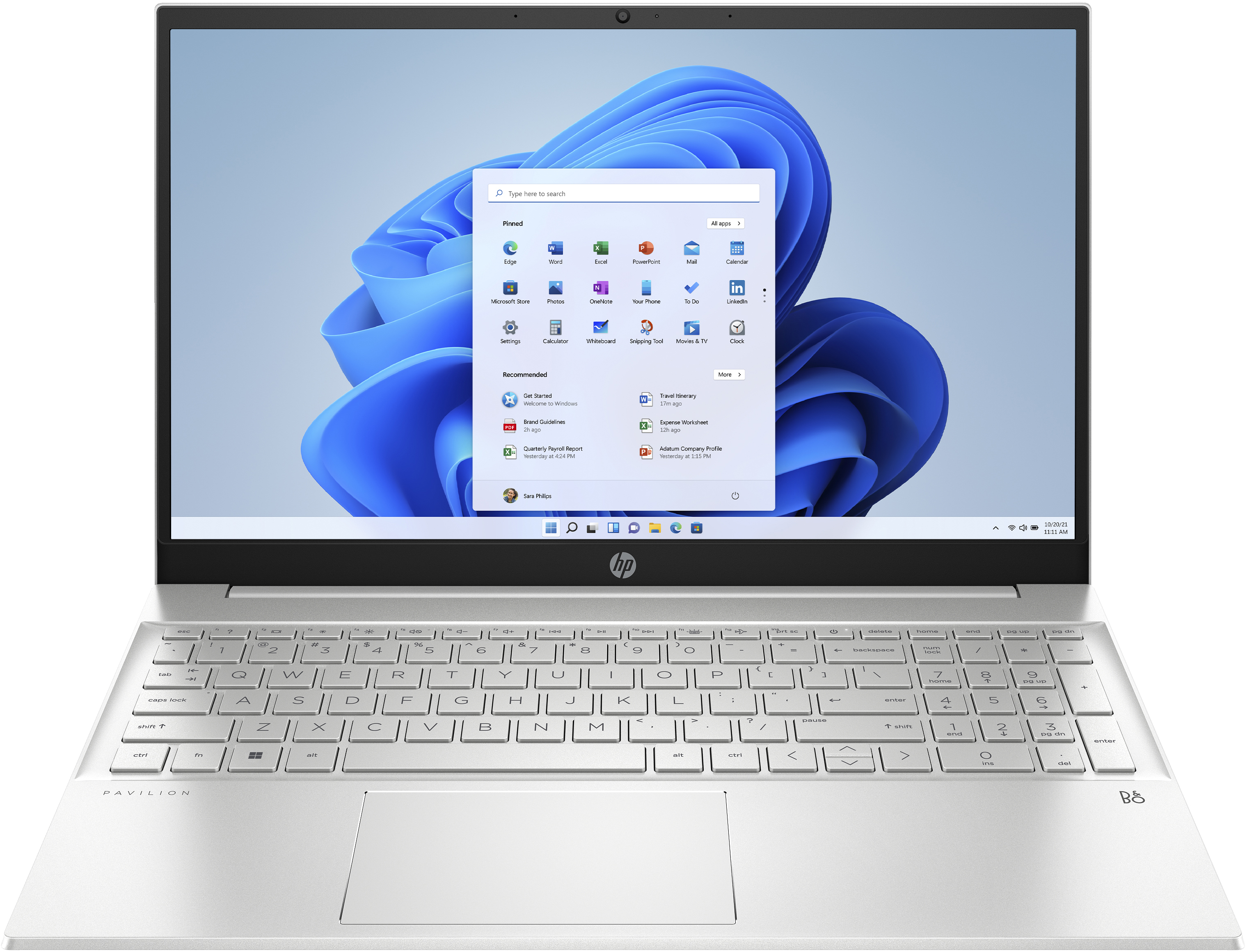 HP Pavilion 15-eh3015nl AMD Ryzen 7 7730U Computer portatile 39,6 cm (15.6") Full HD 16 GB DDR4-SDRAM 512 GB SSD Wi-Fi 6 (802.11ax) Windows 11 Home A