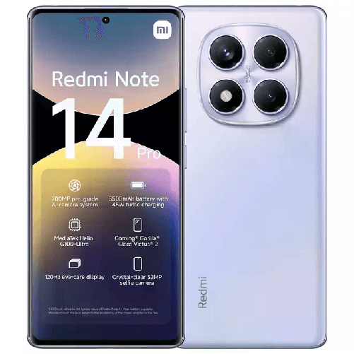 Xiaomi Redmi Note 14 Pro 16,9 cm (6.67") Dual SIM ibrida 4G USB tipo-C 8 GB 256 GB 5500 mAh Viola